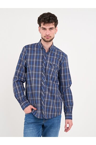 Lee Cooper - Camasa barbat cu maneca lunga si carouri