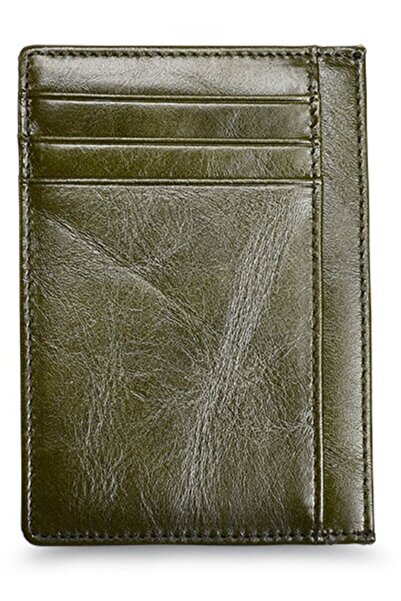 STARSTAR Retro RFID genuine leather card holder men's license.