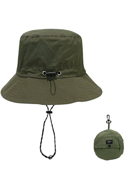 STARSTAR Waterproof fisherman hat black UPF50+ foldable 56-58cm.