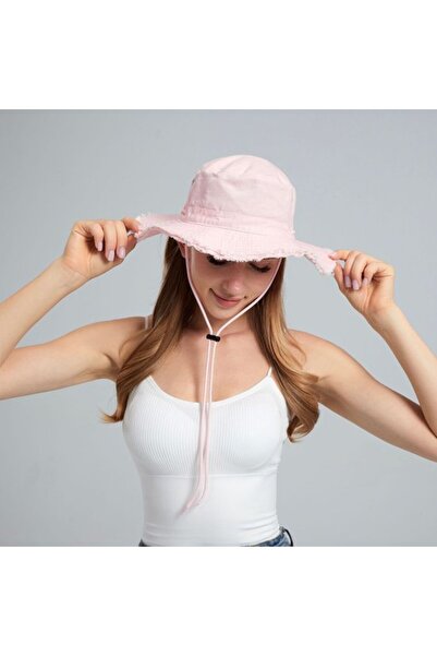 STARSTAR Bucket hat cotton foldable 56-60cm UV hiking/camping.
