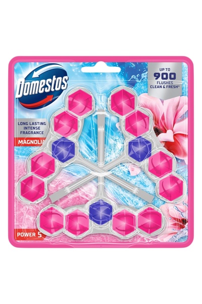 Domestos 903877 P5 Cub de Magnolie 3x50g