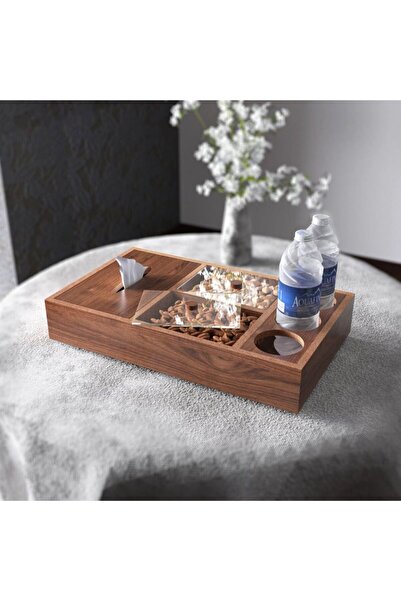 Generic Wooden Coffee Table Organizing Tray - Medium