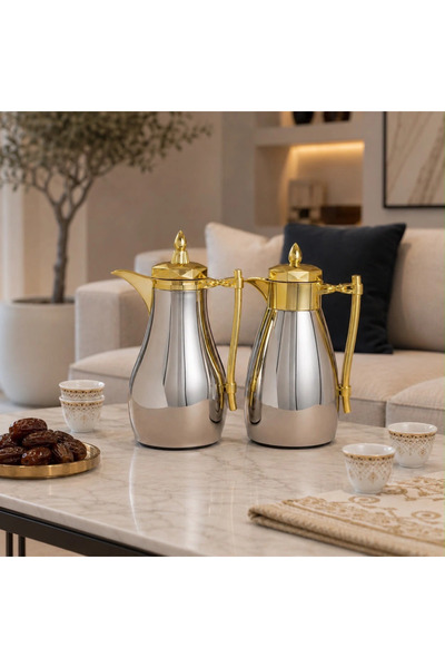 laverahome Luxury Two-Tone Design Featuring a Combination of Shiny Silver and...