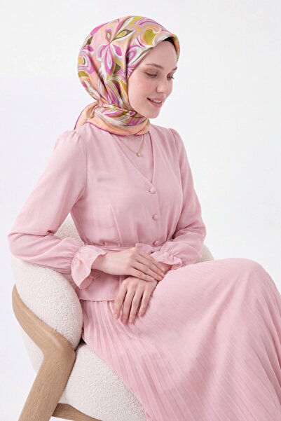 Silk Home Velora Scarf Aura Floral Pink