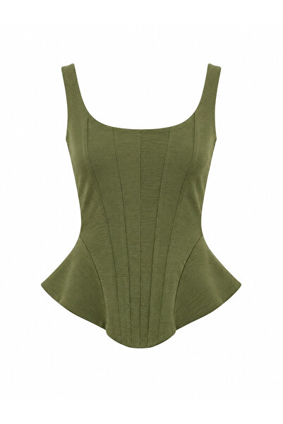 Özge Özgenç Back Zipper Underwire Blouse