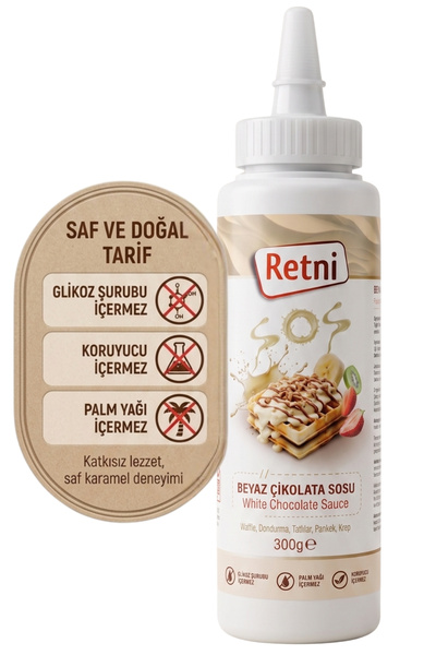 Retni Beyaz Çikolata Sosu 300g