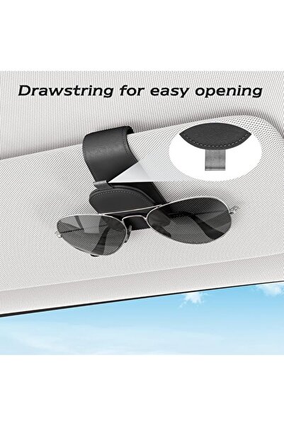Generic Car Sunglasses Holder for Sun Visor from Sotfamily