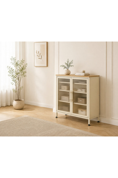 Palma homez دولاب خشب خشبي 80×72×35 سم
