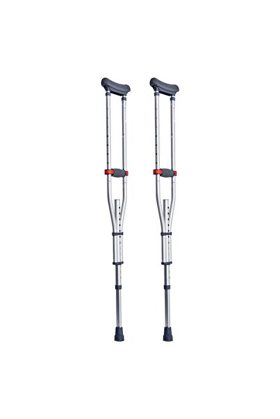 VEVOR Set 2 carje din aluminiu cu sprijin subaxilar, Inaltime reglabila 970-1...