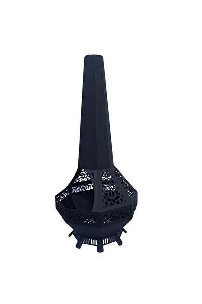 Vivatechnix Incalzitor de terasa/gradina, Krodesign KRO-1074, Otel, Negru, 15...