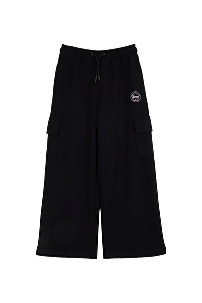 JEEP Siyah Kız Çocuk Relaxed Sweatpant J6WG-EA7588