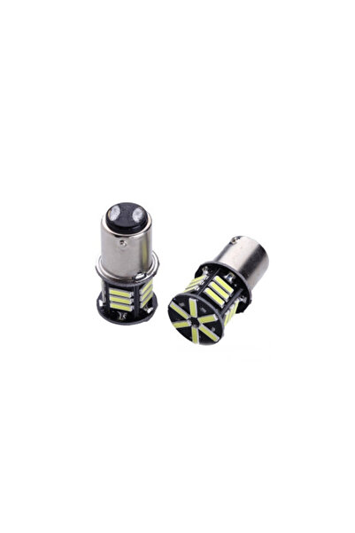 OEM Set Becuri LED Auto, Soclu BAY15D, 21 SMD, 300 Lumeni, 24V, Alb