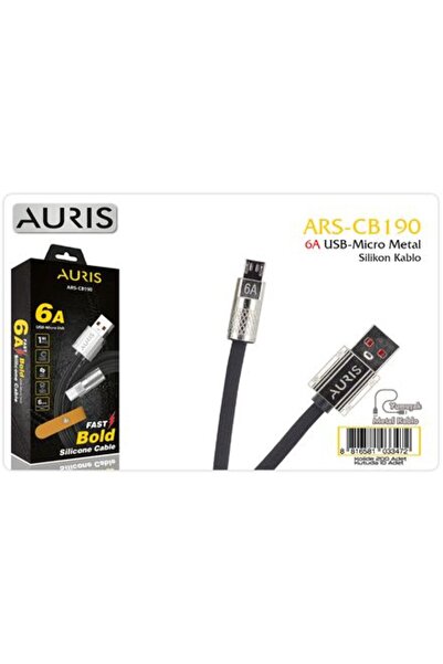 Auris Cb190 6A Micro Metal Silicone Cable