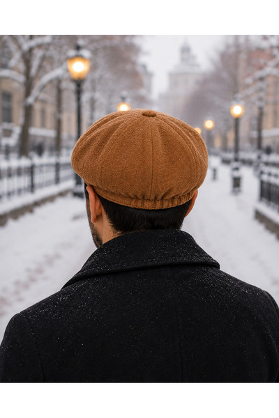 Generic Brand Wool Blend Cashmere Men's Beanie Hat