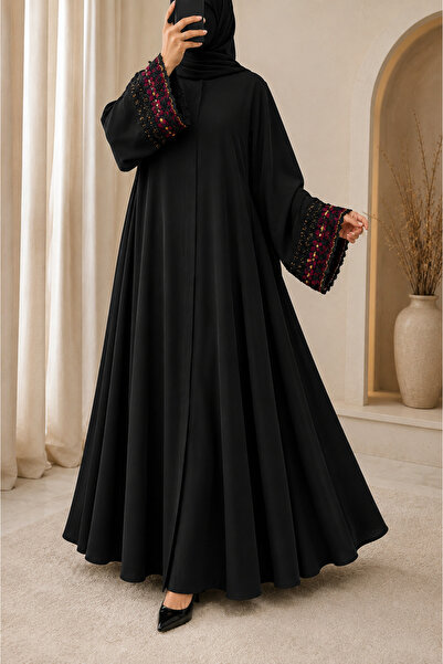AREEJ FASHION Luxurious Double Cloche Abaya with a Loose Fit