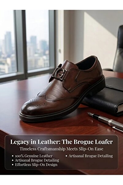 Generic Brand 100% Top-Grain Cow Leather Mens Brogue Dress Shoes, Humanized E...