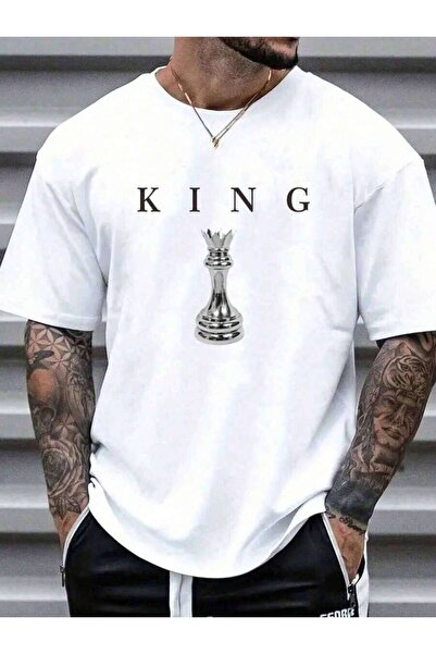 k222 Plus Size Casual T-Shirt With Minimalist Graphic Print, Daily Wear