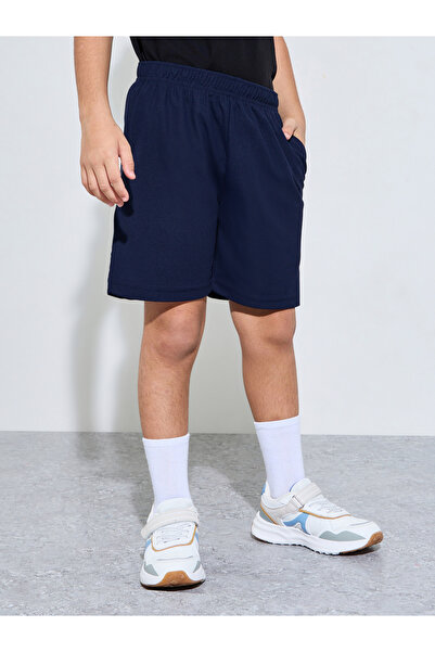 Styli Teens Cotton Sports Jersey Shorts with Side Pocket