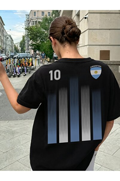 Generic Brand Argentina Emblem with Number 10,crew neck,casual wear,short sle...