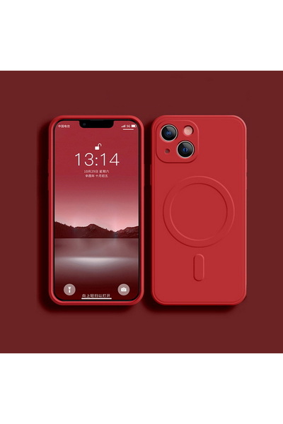 Choice For iPhone 14 Red For Magsafe Magnetic Wireless Charge Case For iPhone...