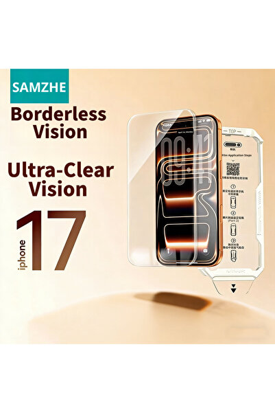 Choice SAMZHE Tempered Glass Film 17Pro MAX SAMZHE 2Pc HD Tempered Glass Film...