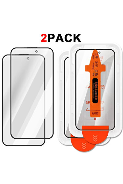 Choice10 For iPhone 16 ProMax 2PACK 3Pcs Dust Free Easy Installation Screen P...