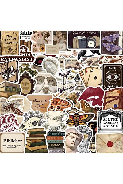 Choice 50PCS 50pcs Dark Academia Anime Aesthetic Stickers Cartoon Graffiti Vi...