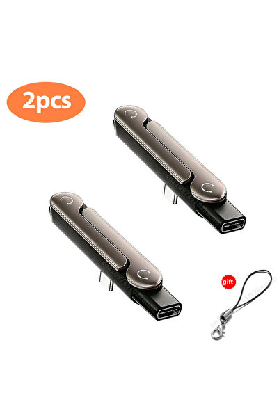 Choice5 Black-2pcs 1/2/3PCS Type C Phone Charging Bracket Adapter 240W Fast C...