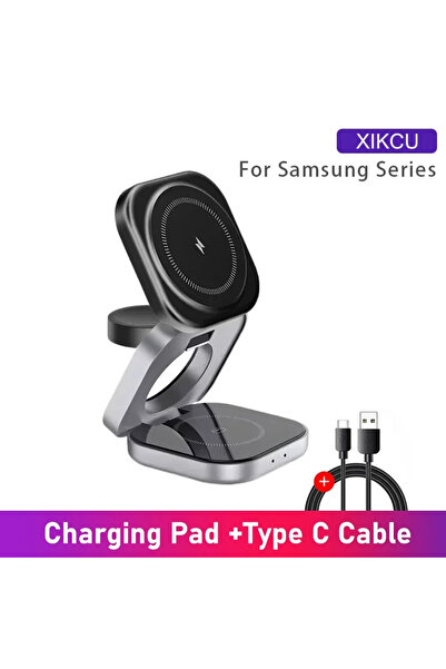 Choice For Samsung Watch 3 In 1 Foldable Fast Magnetic Wireless Charger Stand...