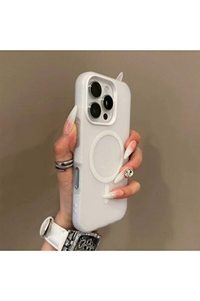 Choice For iphone 16Promax White Luxury Candy Color For Magsafe Wireless Char...