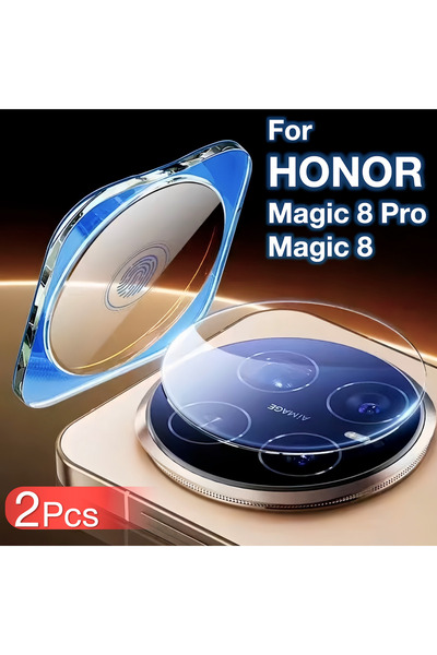 choice2 For Magic 8 Pro 2Pcs For HONOR Magic 8 6 7 V3 Pro Stealth Camera Resi...