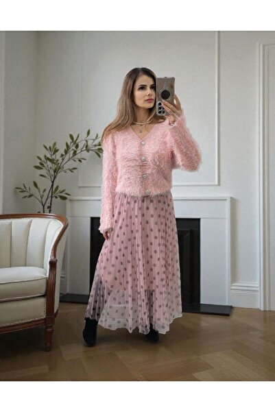 Azara Mikayla printed veil skirts - Pink