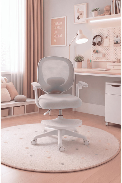Ofisfix Ergonomik Çocuk Çalışma Sandalyesi - Gri
