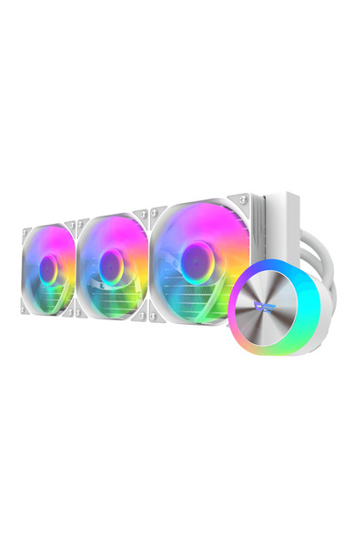 Dark Flash DG360 360mm ARGB AIO Liquid CPU Cooler, 1800RPM Fan, 315W TDP, LGA...