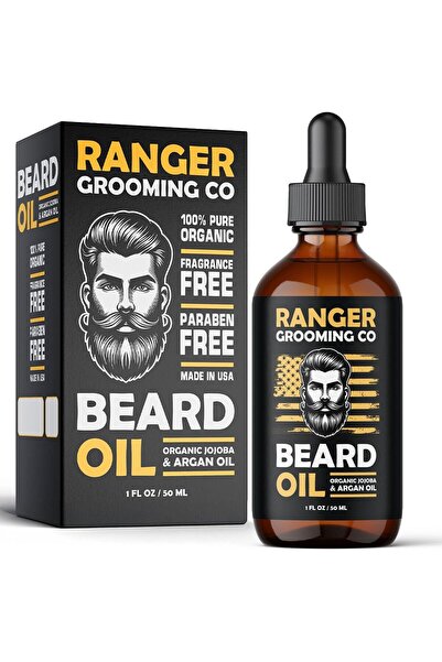 Leven Rose Unscented Leave-in Beard Oil and Conditioner, 100% Natural Pure fo...