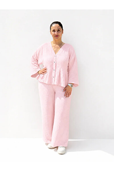 elesi Σετ Μουσελίνας Pink Muse – 100% Βαμβάκι