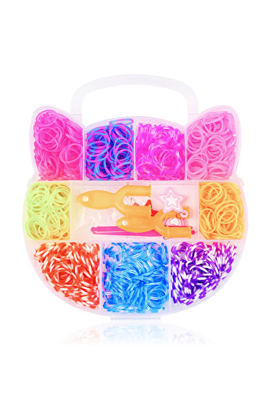 Choice NO.XM( 600pcs ) 600pcs Bands Creative Colorful Loom Band Set Rainbow B...