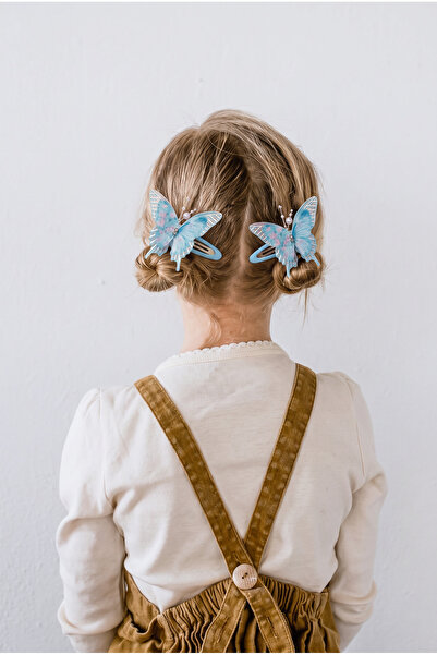 Katia&Bony Girl's Beaded 2-Piece Buckle Blue
