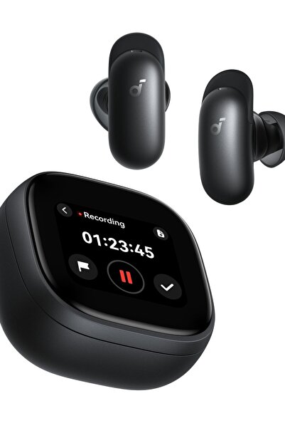 Anker Soundcore Liberty 5 Pro Max Wireless ANC Earbuds with AI Note-Taker, Bl...