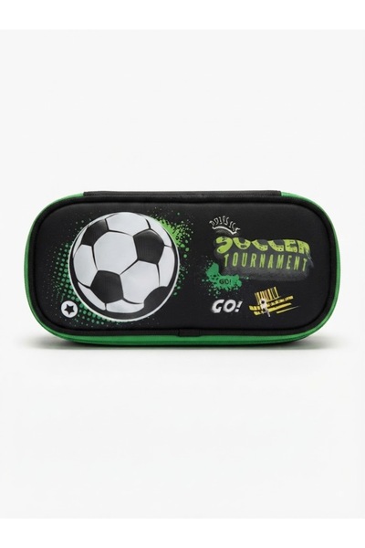 Bionic Football Pencil Case for Boys, Large Capacity School Stationery Organi...