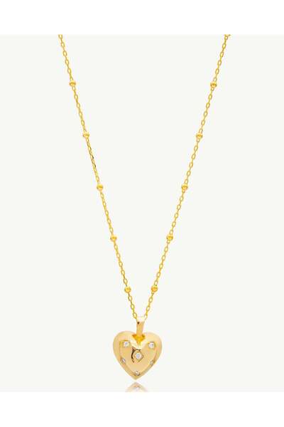 Stemma Jewelry Colier Lant cu Pandantiv Barbie din Argint 925, cu Zirconiu, P...