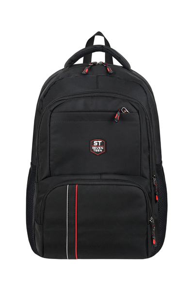 SEVENTEEN 4904 Water Repellent Fabric 15.6" Travel and School Backpack with L...