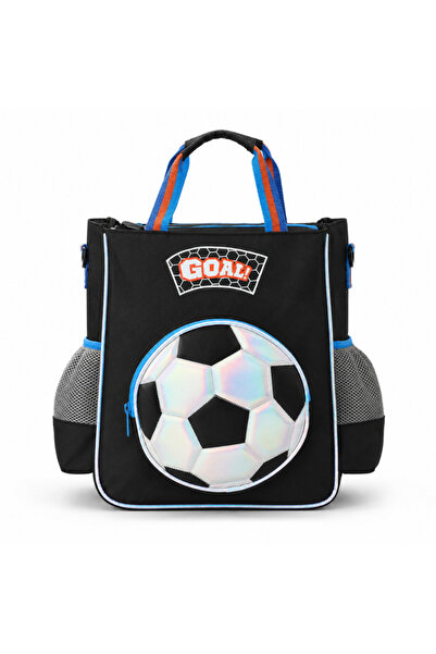 Hibobi Premium Soccer School Tote Bag with Glossy Unicorn Pocket, Wide Top Op...
