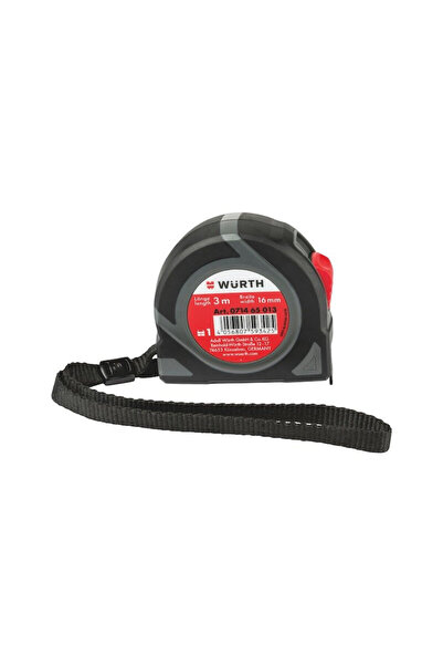 Würth Wurth Ανασυρόμενη Μετροταινία 16 χιλ. x 3 μ., Μετροταινία Τσέπης 2 Μέρω...