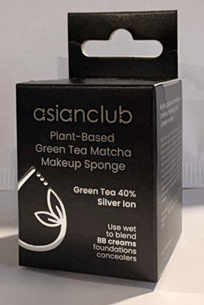AsianClub Asian Club - Burete de machiaj Matcha cu ceai verde, pe bază de pla...