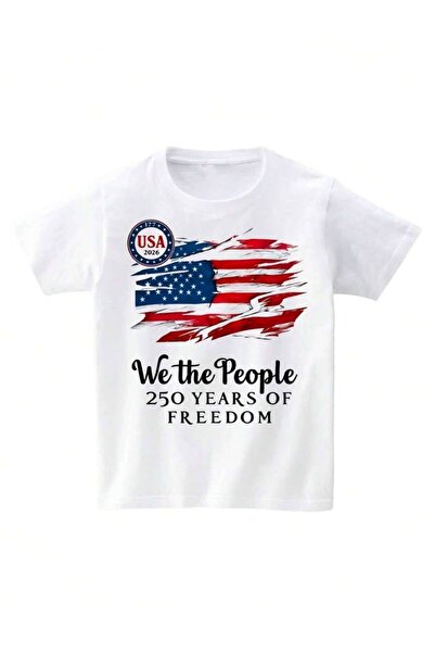 25W Unisex Patriotic T-Shirt USA Freedom 250th Anniversary 1776 - 2026 'We Th...