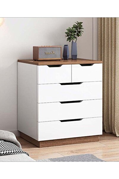 Generic Chest of Drawers, Wooden Dawer Storage Cabinet, Drawer Dresser for Be...