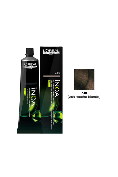 L'oreal Professionnel L'Oréal Professionnel iNOA Hair Color 60g – 7.18 Ash Mo...