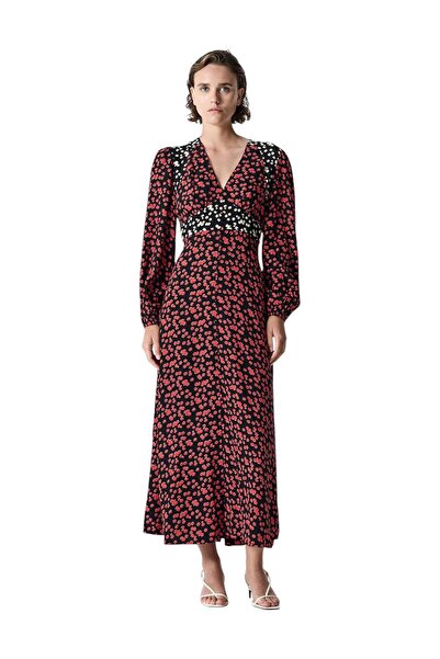 French Connection Women Harriet Delphine Midi Dress