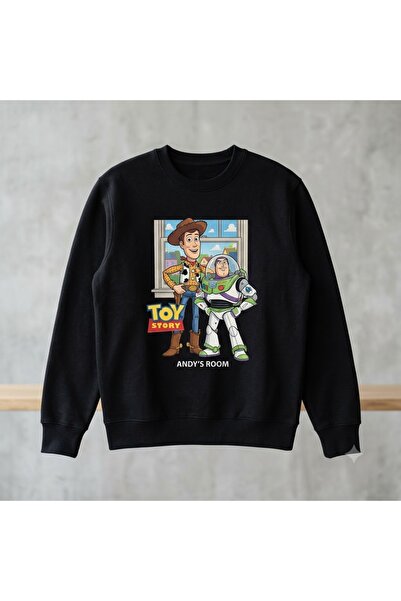 SVART WEAR Toy Story Printed Crew Neck 100% Cotton Kids Sweatshirt